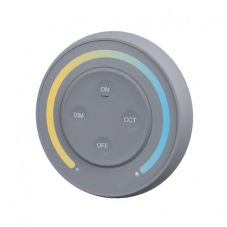 Télécommande tactile Dimmer/CCT murale et portative - Température de couleur - MiBoxer S1- Gris
