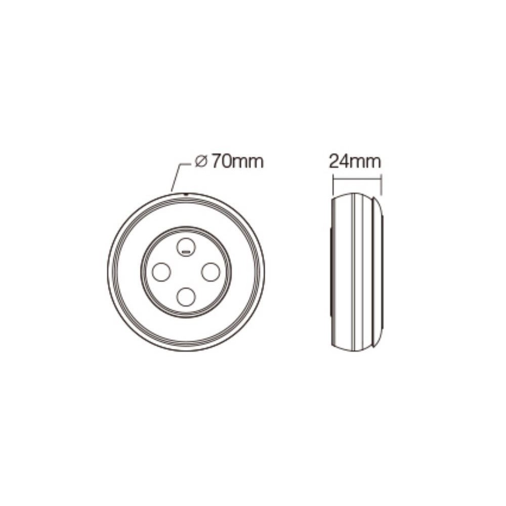 Télécommande tactile RGB+CCT murale et portative - MiBoxer S2- Gris