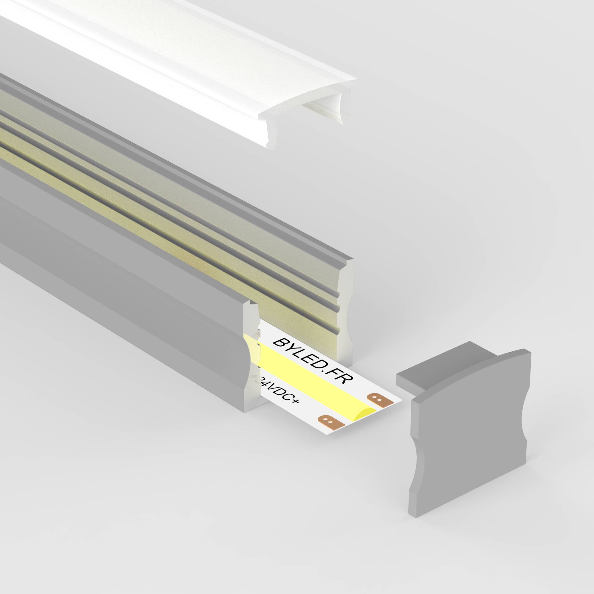 Nouveau produit Personnaliser le panneau en aluminium LED tissu