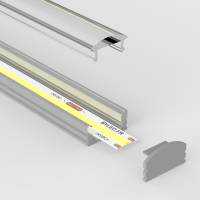 Profilé LED aluminium à diffuseur focalisé - C08 - CRAFT