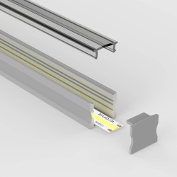 Profilé aluminium en applique pour ruban LED - C33 - CRAFT