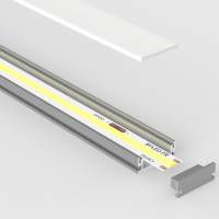 Profilé aluminium sol et mur pour ruban LED - F01 - CRAFT