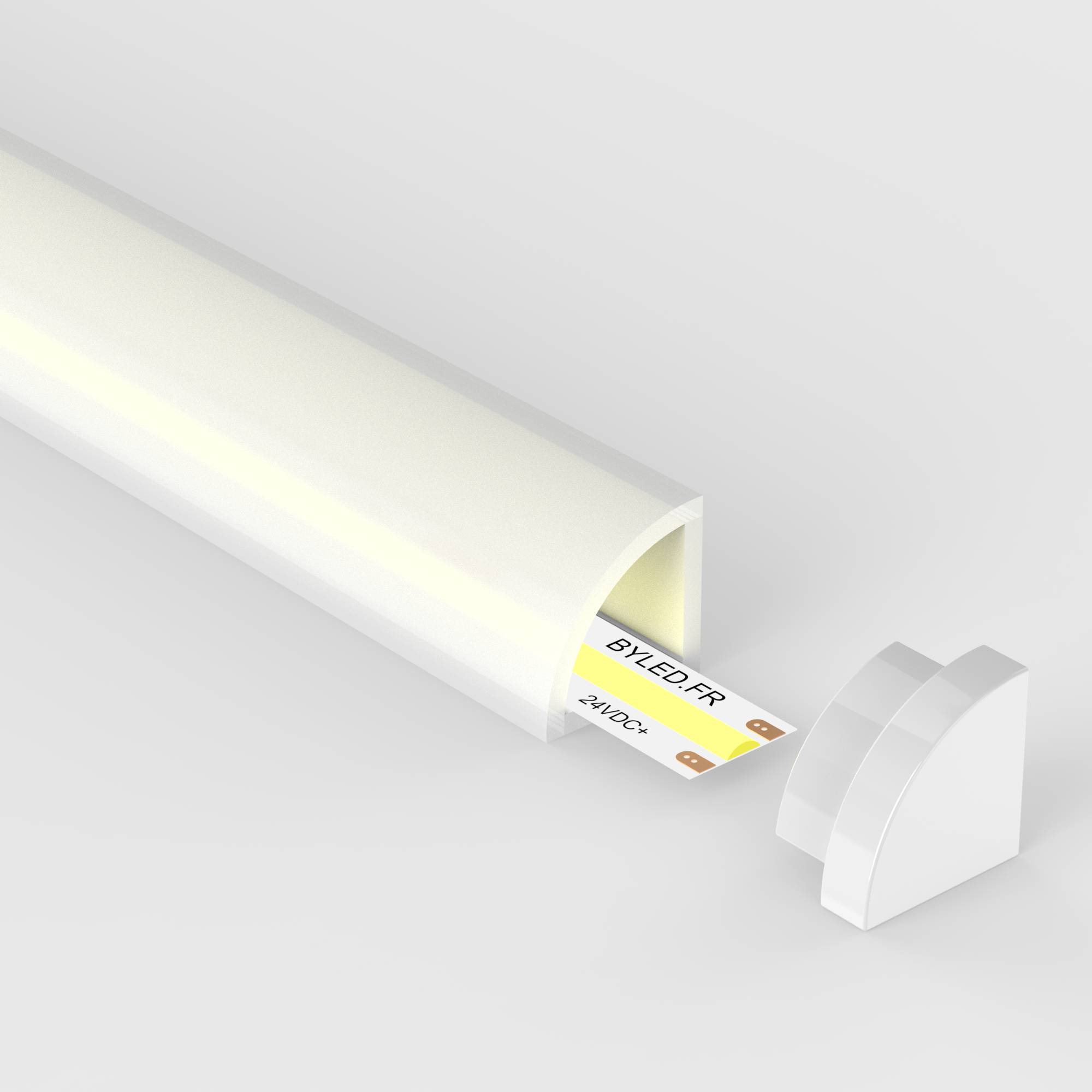 Profilé LED d'angle étanche et immergeable IP68 pour ruban - ®