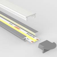 Profilé aluminium encastrable pour ruban LED - CRAFT - E01