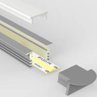 Profilé aluminium encastrable pour ruban LED - E02 - CRAFT