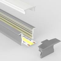 Profilé aluminium encastrable pour ruban LED - E04 - CRAFT