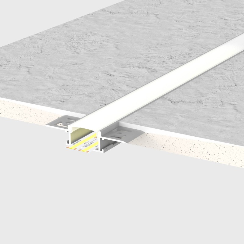 Profilé aluminium encastrable à plâtrer pour ruban LED - E26 - CRAFT