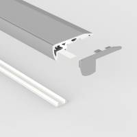 Profilé aluminium contre-marches escaliers pour ruban LED - S01 - CRAFT