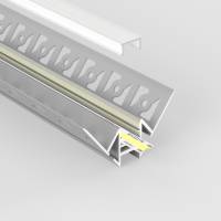Profilé aluminium encastrable à carreler pour ruban LED - E23 - CRAFT