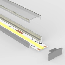 Profilé aluminium en applique pour ruban LED - C66 - CRAFT