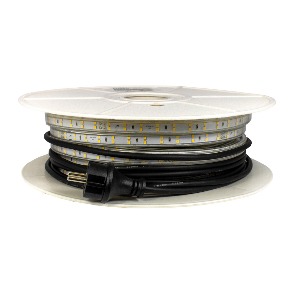 Ruban LED 230V 25 mètres - IP65 - 13,5W/m en bobine - ®