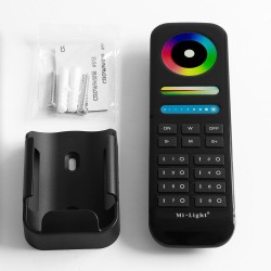 Télécommande tactile 8 zones RGB + CCT - MiBoxer- Noire - FUT089