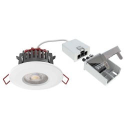 Lot de 50 spot LED encastré 8W 4CCT à bornier intégré - Dimmable - IP65 - RT2020 - Elite