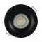Spot encastrable IP65 pour LED GU10 – CURVE rond – Noir