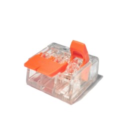 Connecteur rapide à levier transparent - 3 pôles