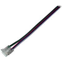 Connecteur d'alimentation pour ruban LED COB RGBW 12 mm Clipx + câble 15 cm