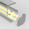 Profilé aluminium d'angle pour ruban LED avec diffuseur carré - A44 - CRAFT