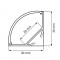 Profilé LED d'angle 30x30 XL aluminium – CRAFT – A44 alu – Diffuseur rond