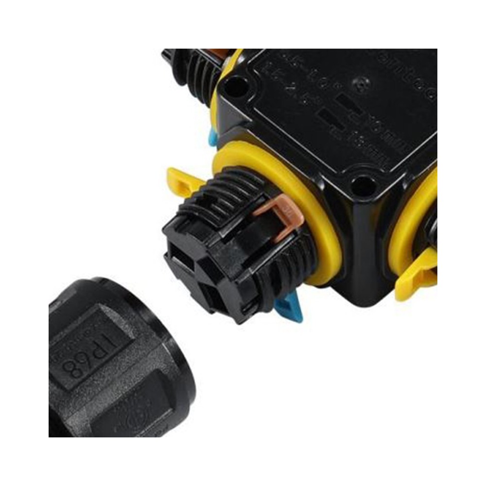 Connecteur étanche en T – 3 pôles – Axial