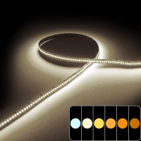 Ruban LED haute fidélité - 19,2W/m - IP20 - Blanc - 240 LED/m - 2835+ - 5m - 24V