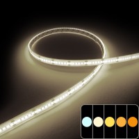 Ruban LED haute fidélité - 14,4W/m - IP68 - Blanc - 180 LED/m - 2835+ - 5m - 24V