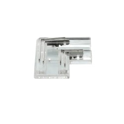 Jonction invisible en L pour ruban LED COB IP20 RGB 10mm sans soudure "Clipx"