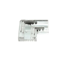 Jonction invisible en L pour ruban LED COB IP20 CCT 10mm sans soudure "Clipx"
