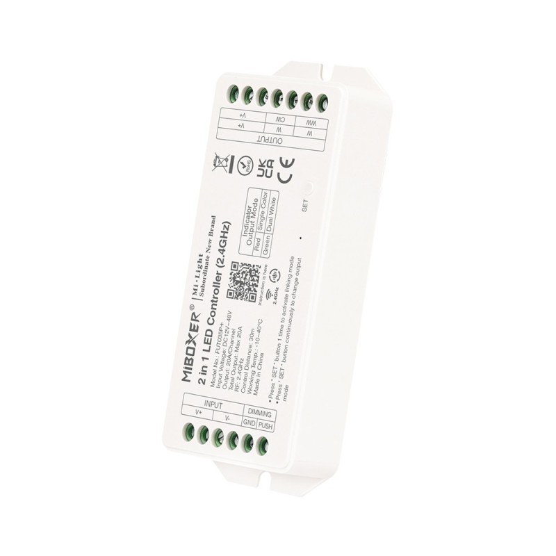 Contrôleur de température de couleur CCT - 20A - MiBoxer FUT035P+
