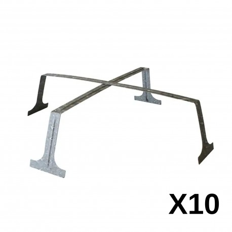 Lot de 10 écarteurs d'isolant en rouleau pour spots LED encastrés