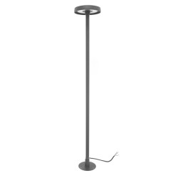 Borne LED extra fine d'extérieur à tête bombée - 23W - 200 cm - Anthracite - HAALÖ