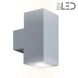 Applique LED murale extérieure Up & Down - 6W - 230V - Gris - AGORA