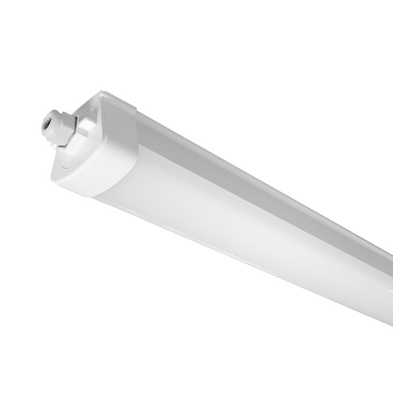 Réglette LED étanche IP65 2x9W 60 Cm - Pour Intérieur Et Extérieur Sous Abri - Tube Plastique, Allumage Instantané
