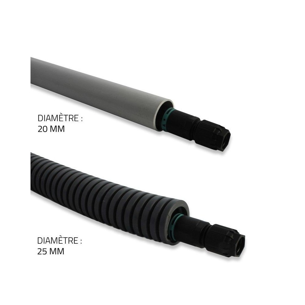 Mini connecteur étanche de jonction rapide IP68 3 pôles - TECHNO THB.381-A3E