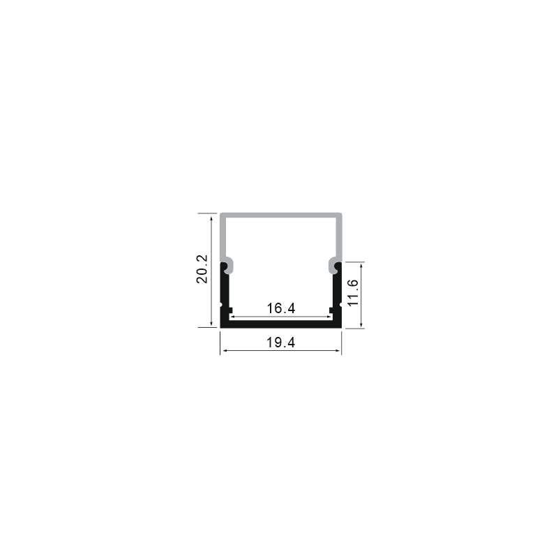 Pack profilé noir – CRAFT – C25