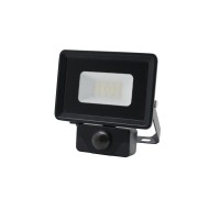 Projecteur LED ultra plat à détecteur orientable - 10W - 230V - Noir - KLINK 10