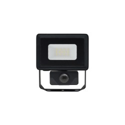 Projecteur LED ultra plat à détecteur orientable - 10W - 230V - Noir - KLINK 10