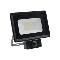 Projecteur LED ultra plat à détecteur orientable - 30W - 230V - Noir - KLINK 30
