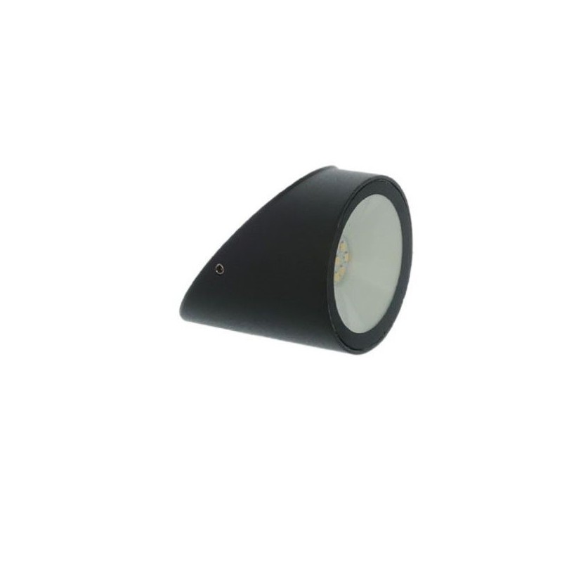 Applique mur et plafond oblique étanche 3W - Anthracite  - OBLIC
