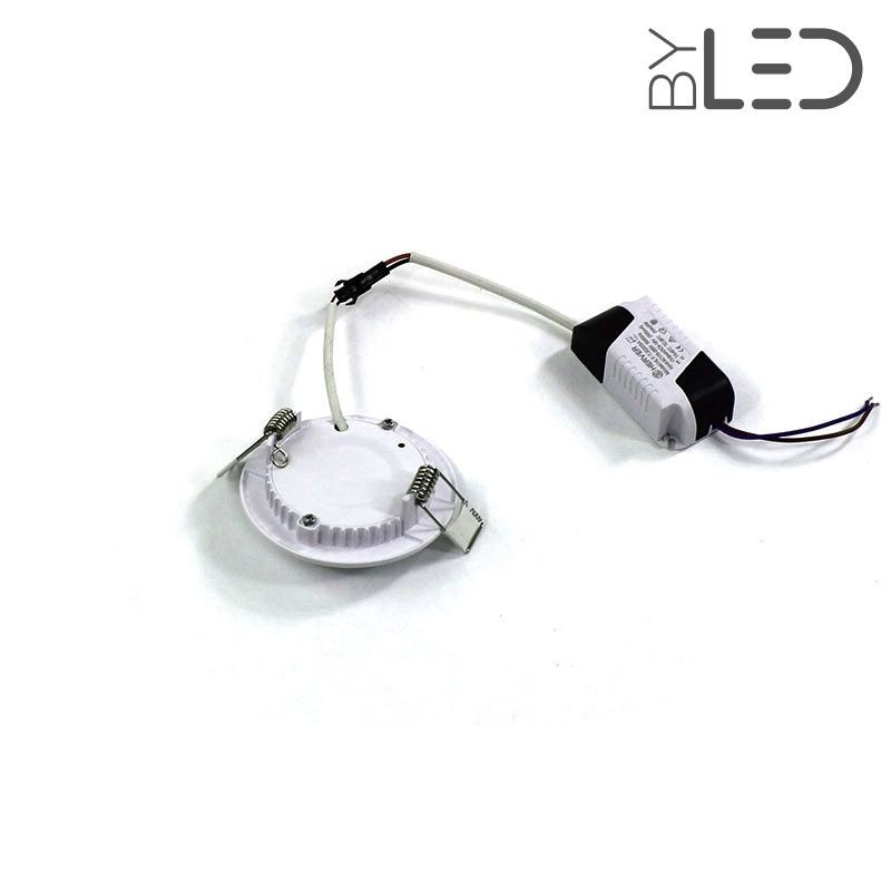 Dalle LED ronde 3 W encastrable - extra plate - SUNNY-3