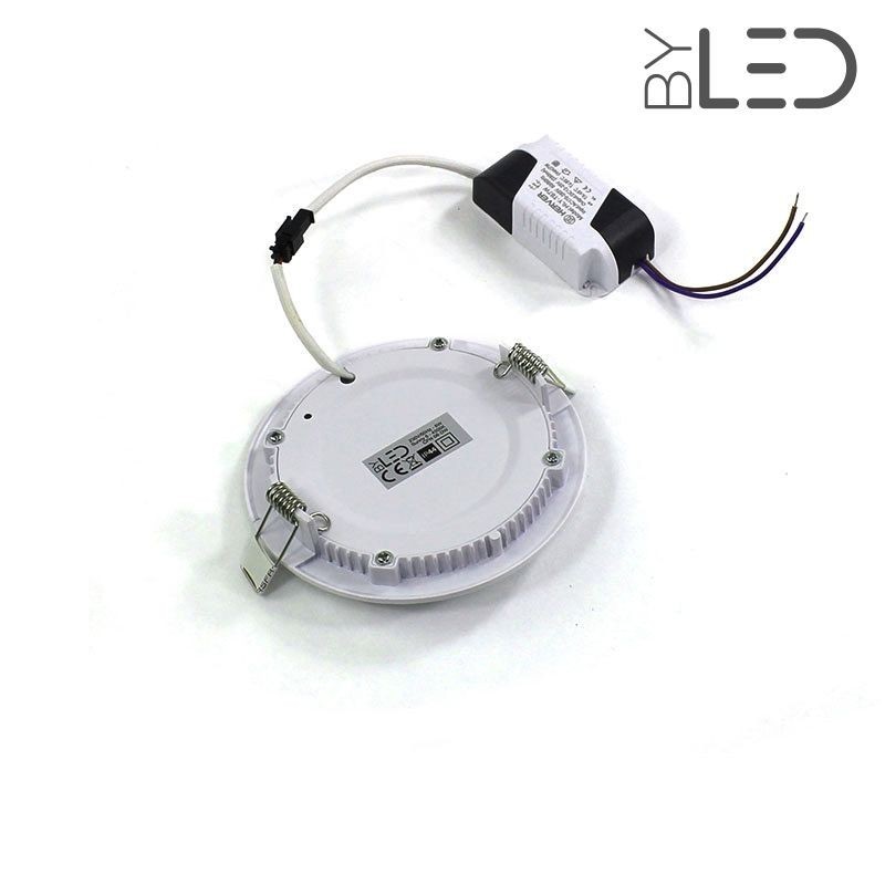 Dalle LED ronde 6 W encastrable - extra plate - SUNNY-6