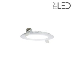 Dalle LED ronde 6 W encastrable - extra plate - SUNNY-6