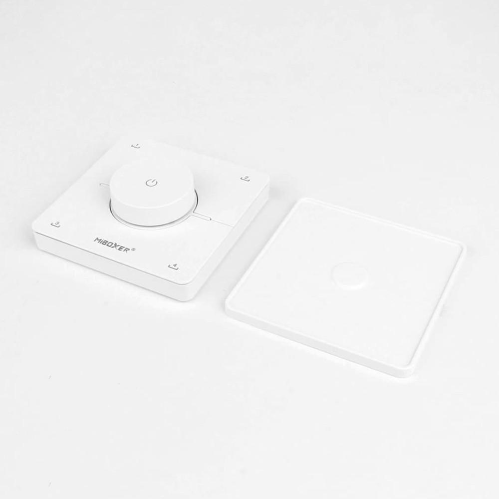 Télécommande rotative Dimmer/CCT murale - MiBoxer K0 - blanc ou noir