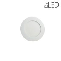 Dalle LED ronde 9 W encastrable - extra plate - SUNNY-9