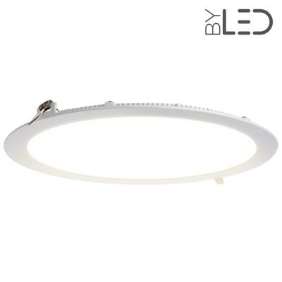 Dalle LED ronde 24 W encastrable - extra plate - SUNNY-24