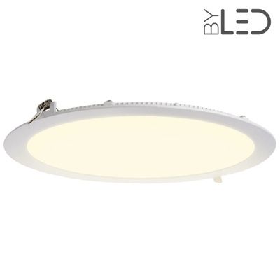 Dalle LED ronde 24 W encastrable - extra plate - SUNNY-24