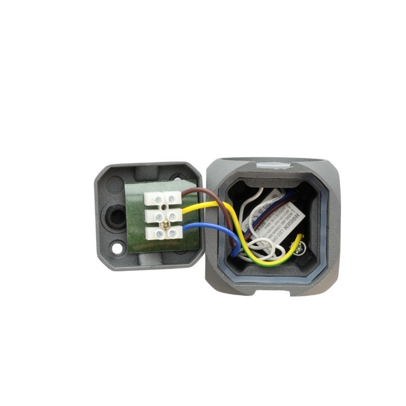 Applique LED murale cube 4 directions 4x1W - Anthracite - Kubbe