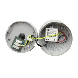 Spot LED downlight en applique extérieur - 12W - 230V - Gris clair - STACK