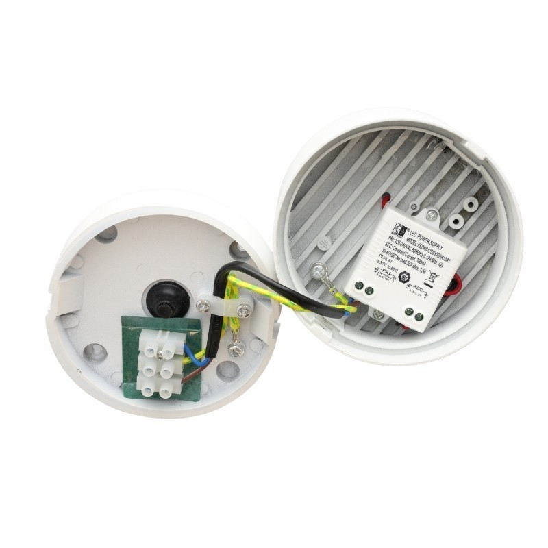 Spot downlight en applique étanche 12W - Blanc - STACK