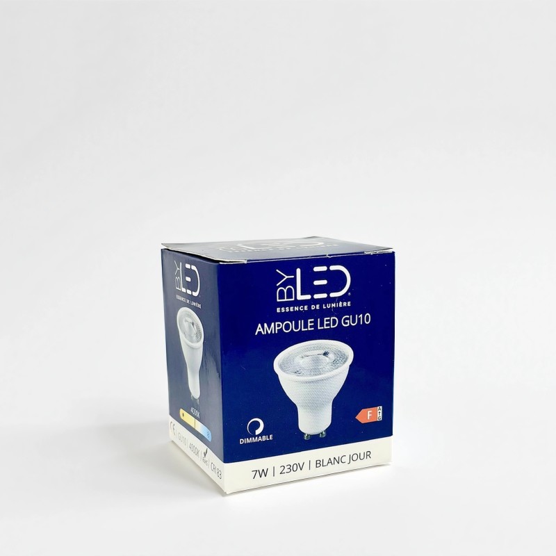 Ampoule GU10 - 230V - Blanc - Source LED