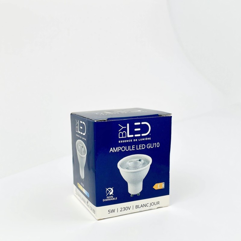 Ampoule GU10 - 230V - Blanc - Source LED